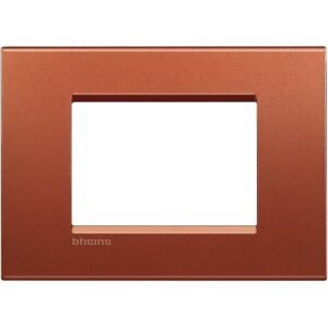 Rama ornament 3 module Bticino Living Light LNA4803RK, caramiziu