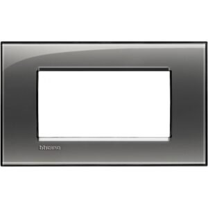 Rama ornament 4 module Bticino Living Light LNA4804KF, cenusiu