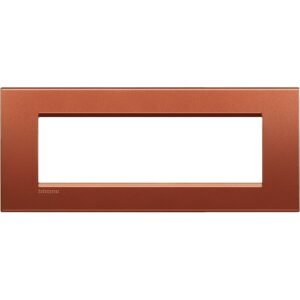 Rama ornament 7 module Bticino Living Light LNA4807RK, caramiziu