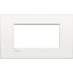 Rama ornament 4 module Bticino Living Light AIR LNC4804BN, alb pur