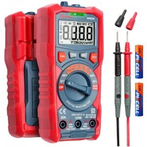 Multimetru digital TRMS 4000, Ohmmetru, Voltmetru 1,5V / 9V / 12V, masurare fara contact, lanterna AstroAl M4KOR / 0048544086241