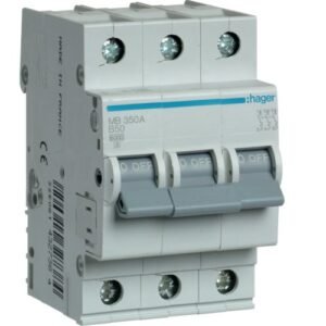 Siguranta automata 3P 50A 6kA curba B Hager MB350A