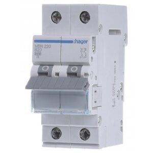 Siguranta automata 2P 20A 6kA curba B Hager MBN220