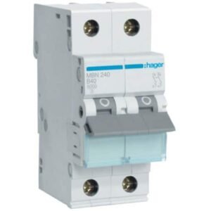 Siguranta automata 2P 40A 6kA curba B Hager MBN240