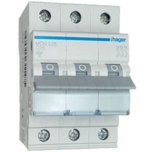 Siguranta automata 3P, 25A, 6kA, curba C Hager MCN325