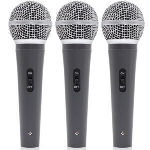 Set 3 microfoane mana + 3 bucati nuca microfon BoomTone DJ MIC 300