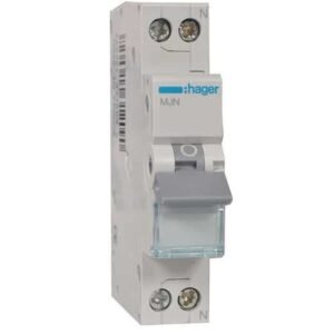 Siguranta automata 1P+N, 40A, curba C, 4.5kA Hager MJN540