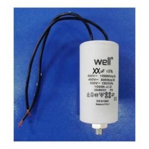 Condensator pornire motor 400V 14uF cu fir Well MOTCAP-14UF-WR-WL