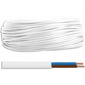 Rola 100m cablu electric litat (multifilar) de cupru MYYM / H05VV-F 2×1.5