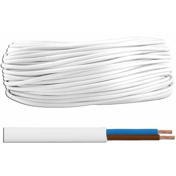 Rola 100m cablu electric litat (multifilar) de cupru MYYM / H05VV-F 2×1.5