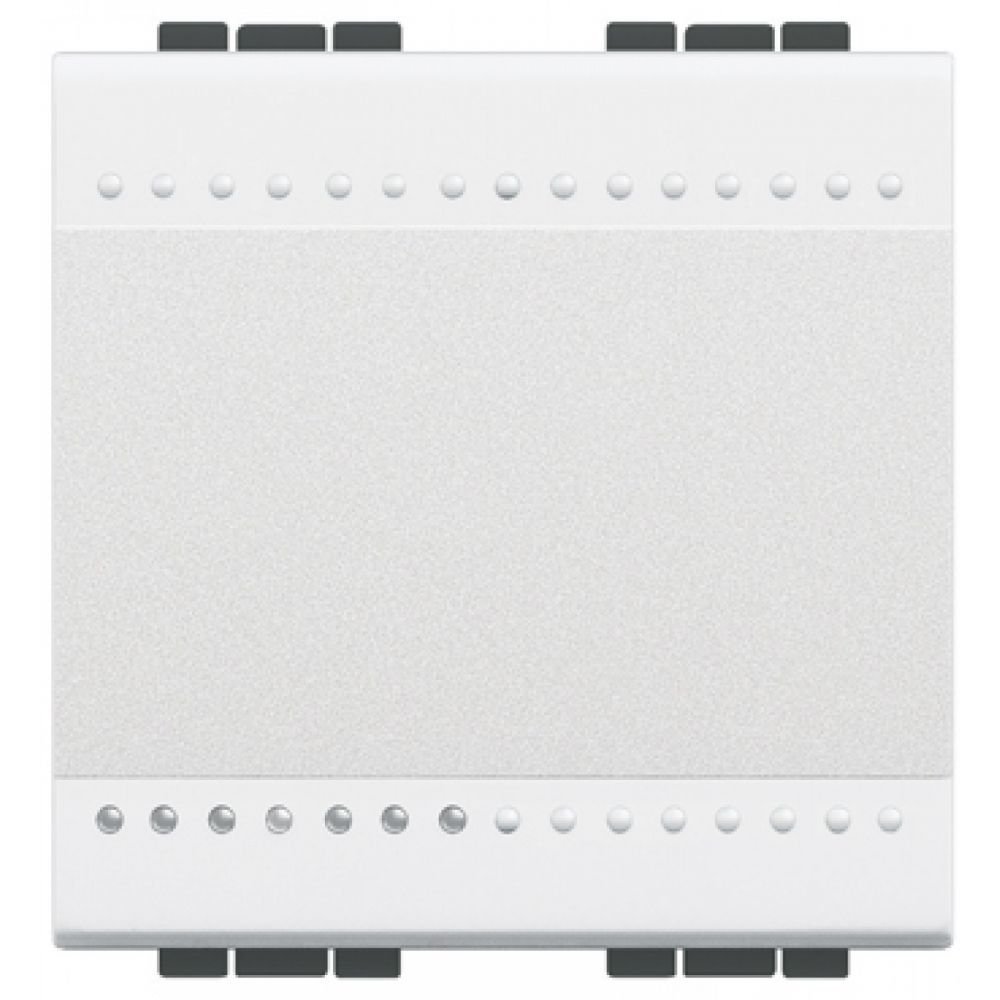 Intrerupator cap cruce 2 module Living Light Bticino N4004M2N, alb
