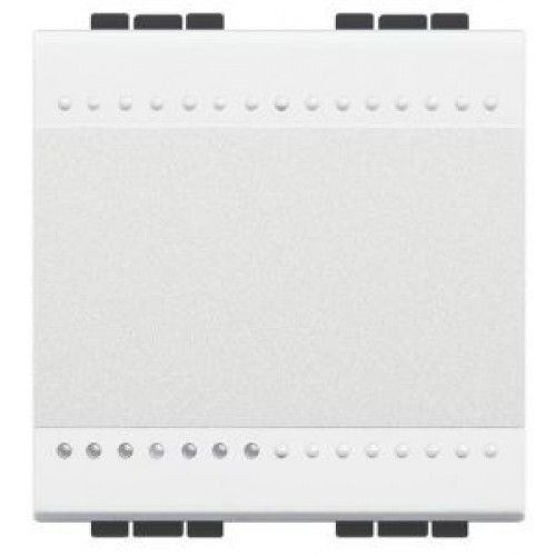 Intrerupator cu revenire 2 module Living Light Bticino N4005M2N, alb