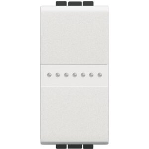 Intrerupator cap cruce 1 modul Living Light Bticino N4054, alb