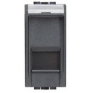 Priza RJ45 FTP CAT5E 1 modul Bticino Livingt Light L4279C5F, antracit