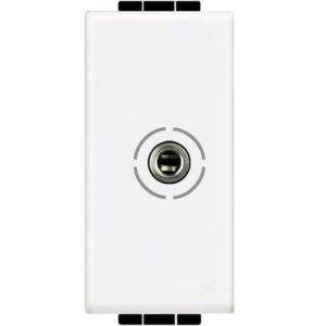 Priza audio-video jack 3.5 Living Light Bticino N4280, alb