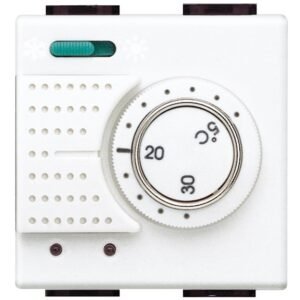 Termostat ambianta 1ND 2A Living Light Bticino N4442, alb