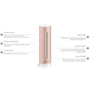 Dispozitiv smart de monitorizare a calitatii aerului Netatmo Home Coach Wireless NHC-EC