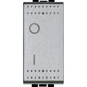 Comutator 2 poli 16A Bticino Living Light NT4002N, argintiu