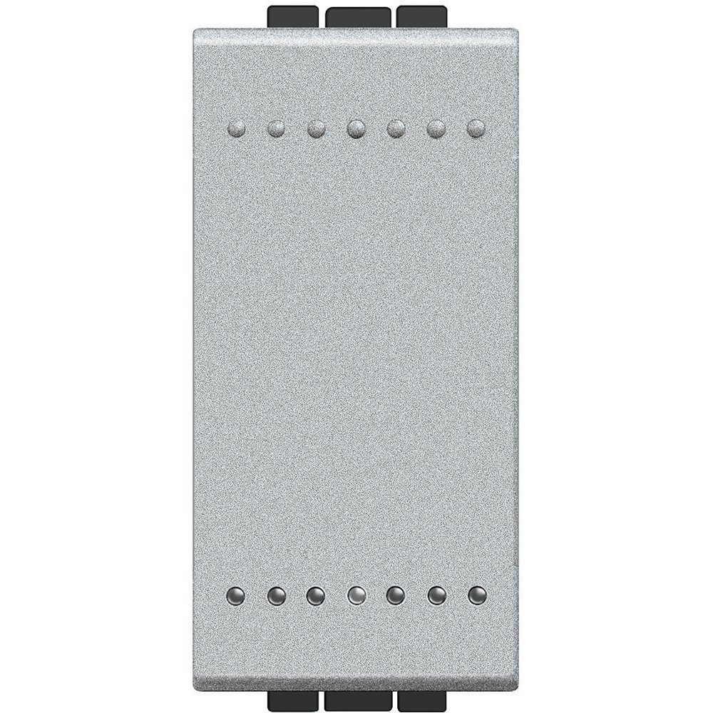 Intrerupator cu revenire (sonerie) 1 modul 10A Living Light Bticino NT4005A, argintiu