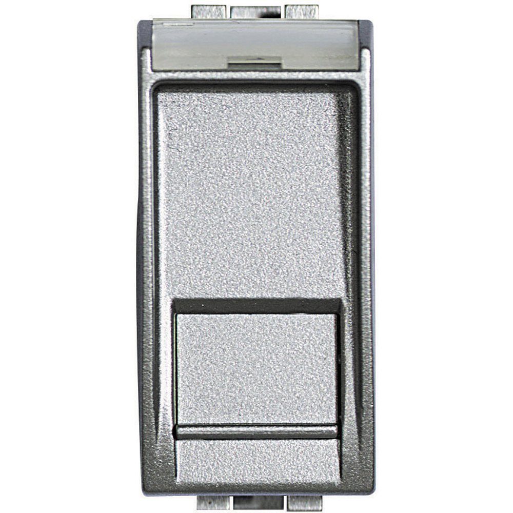 Priza date RJ45 Cat5e UTP Bticino Living Light NT4279C5E, argintiu