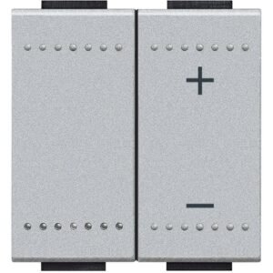 Variator universal cu comanda tactila Bticino Living Light NT4411N, argintiu