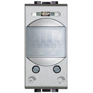 Senzor de miscare IR pasiv 1 modul Bticino Living Light NT4431N, argintiu