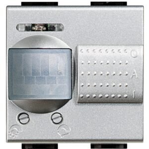 Detector de miscare + releu iesire 2M Bticino Living Light NT4432, argintiu