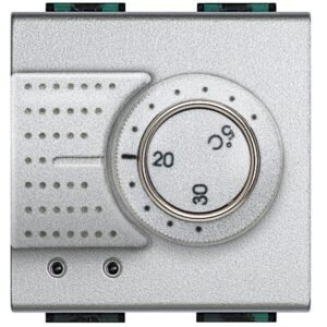 Termostat electronic de camera Bticino Living Light NT4441, argintiu