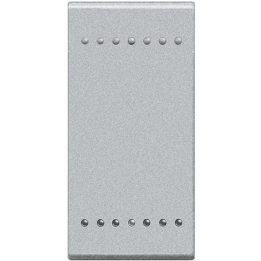 Tasta pentru intrerupator basculant 1 modul Bticino Living Light NT4915N, argintiu