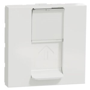 Priza date RJ45, CAT5 STP Schneider Noua Unica NU341318, alb