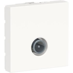 Priza tv 2 module Schneider Noua Unica NU346218, alb