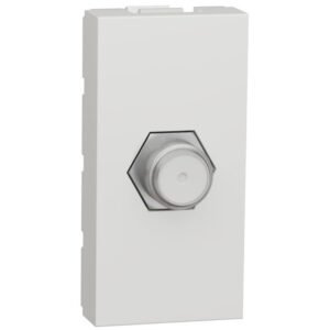 Priza tv 1M (conector F) Schneider Noua Unica NU346818, alb