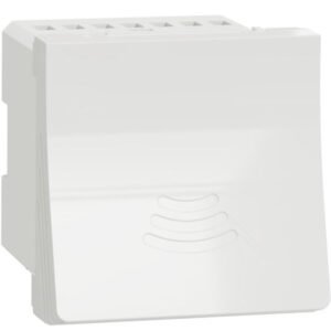 Sonerie electronica 2 module Schneider Noua Unica NU378618, alb