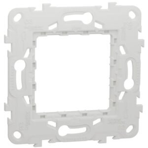 Suport plastic 2 module Schneider Noua Unica NU7002P alb, bej, antracit, aluminiu