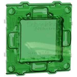 Suport fixare plastic+capac protectie 2 module Schneider Noua Unica NU7002PC