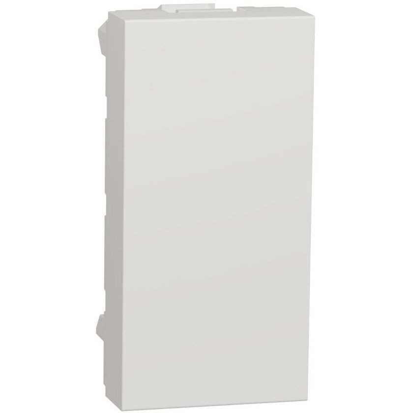 Tasta falsa 1 modul Schneider Noua Unica NU986518, alb