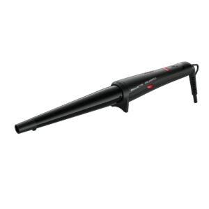 Ondulator de păr conic Rowenta Karl Lagerfeld CF324LF0  înveliș  Keratin & Glow  120-200 °C  mănușă de protecție  negru&roșu