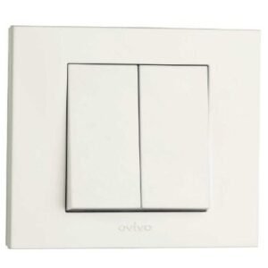 Comutator ST Grano Nat Ovivo OV00002, 250V, 16A, alb