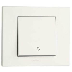 Intrerupator Sonerie ST Grano Nat Ovivo OV00004, 16A, 250V, IP20, alb