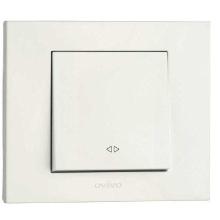Intrerupator Cruce ST Grano Nat Ovivo OV00008, 16A, 250V, IP20, alb