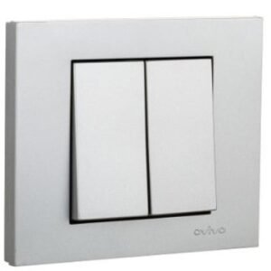 Comutator ST Grano Met Ovivo OV00102, 240V, 10A, IP20, argintiu
