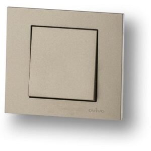 Intrerupator ST Grano Met Ovivo OV00201, 10A, 250V, IP20, titan