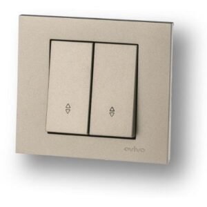 Comutator Cap Scara ST Grano Met Ovivo OV00207, 10A, 250V, titan, IP20