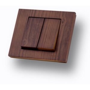 Comutator ST Grano Ovivo OV00382, 10A, 250V, IP20, woods nuc