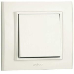 Intrerupator ST Mina Ovivo OV00421, 10A, 250V, IP20, natural alb