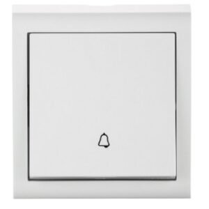 Intrerupator Sonerie PT Nivo Ovivo OV00664, 10A, 250V, IP20, alb