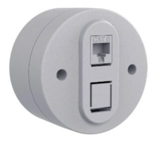 Priza Date (CAT6) PT xOne Ovivo OV00906, 10A, 250V, IP54, antracit