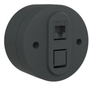 Priza Date (CAT6) PT xOne Ovivo OV00952, 10A, 250V, IP54, antracit