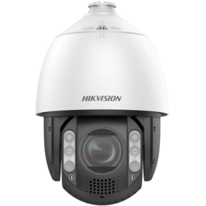 Camera supraveghere IP Speed Dome PTZ cu iluminare duala Hikvision AcuSense DS-2DE7A812MCG-EB, 8 MP, 6.7 mm – 80.4 mm, Lumina alba/IR 100-150 m, difuzor, auto-tracking, stroboscop, alarma, slot card, PoE
