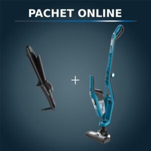 Pachet PROMO Aspirator vertical 2 in 1 Dual Force Cyclonic Rowenta RH6751WO si Ondulatorul Rowenta Karl Lagerfeld CF321LF0